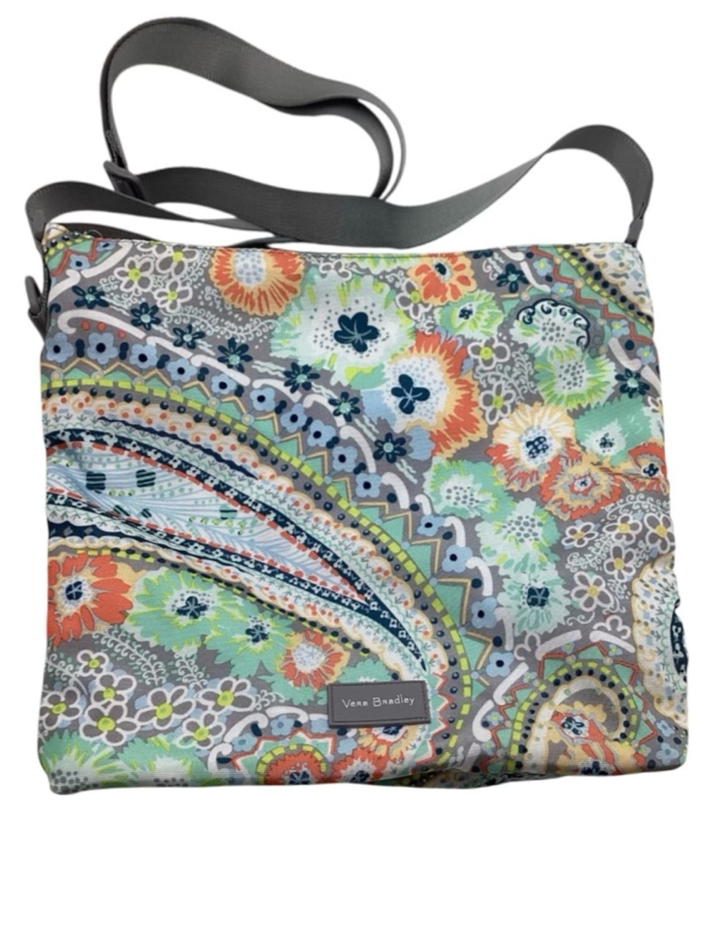 Vera Bradley Reactive Hipster Crossbody Purse (Citrus Paisley Pattern) (NWOT) - Picture 3 of 12